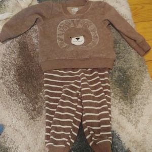 3-6 month child of mine fleece suit